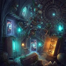 A room shown in a disorderly, upside-down style.