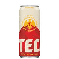 A can of Tecate Mexican beer