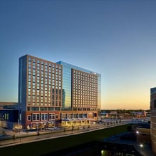 An upscale Omni Hotels and Resorts property