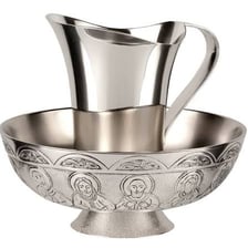A ceremonial basin in a church