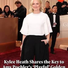 Amy Poehler at a Golden Globe Awards event.