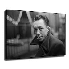 Portrait of French author Albert Camus