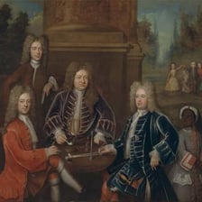A historical portrait of Elihu Yale.