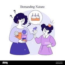 Illustration of a permissive adult allowing misbehavior