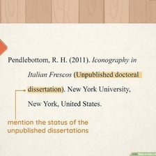 Printed academic text with a citation referring to a source
