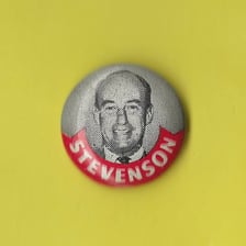 A portrait of Adlai Stevenson during his presidential campaign.