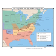 A historical map or document illustrating a territory breaking away