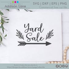 A yard-sale object displayed beside a sign indicating it is sold as is.