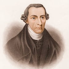 A historical portrait of American Revolutionary figure Patrick Henry.