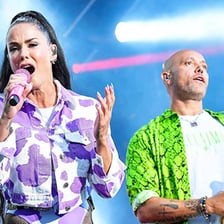 The pop group Aqua performing