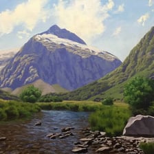 A sweeping landscape showing the enormous scale associated with something epic