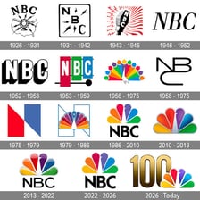The colorful peacock logo of NBC