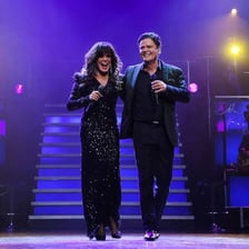 Donny and Marie Osmond performing together
