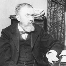 A portrait of mathematician Henri Poincaré.
