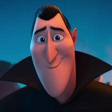 The Dracula character Drac from Hotel Transylvania.