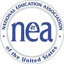 The logo of the National Education Association