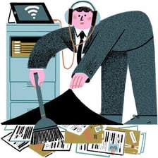 Documents and evidence associated with concealing a scandal