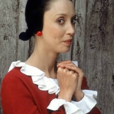 Olive Oyl, the lanky cartoon character from Popeye