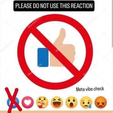 A person giving a thumbs-down reaction to something disappointing
