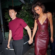 Zendaya and Tom Holland appearing together at a public event.