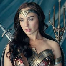 Gal Gadot as Wonder Woman in Justice League.