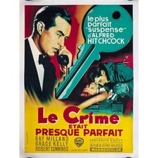 Poster for Alfred Hitchcock’s film “Dial M for Murder”