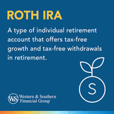 A financial planning scene representing an individual retirement account