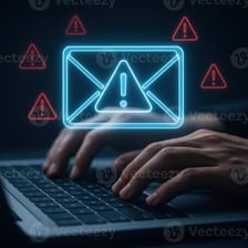 A person using a laptop to access an online resource