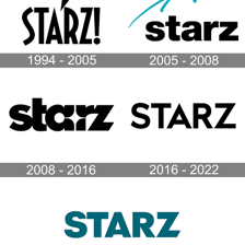 The STARZ television network logo