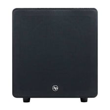 A subwoofer speaker designed to produce low-frequency sound.