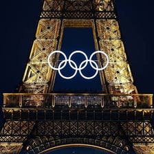 The Eiffel Tower in Paris, a city that hosted the Summer Olympics three times