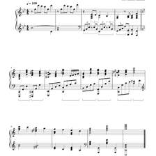 A musical score showing an introductory passage.