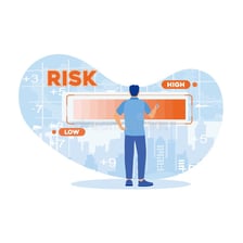 A simple illustration representing a choice with no apparent risk.