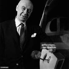 Portrait of film director Otto Preminger