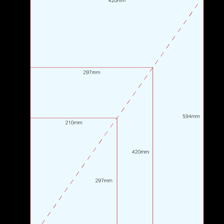 An educational illustration showing the typographic em unit.