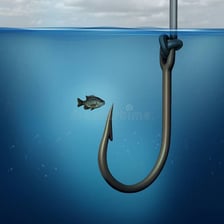 An unsuitable tool being used for a task