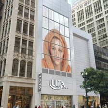 Exterior of an Ulta Beauty retail store