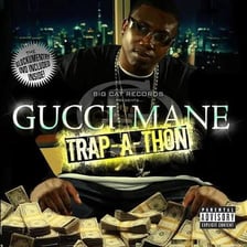 Gucci Mane performing trap music on stage