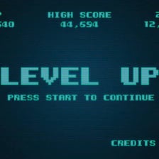 A video game screen showing an early playable level.