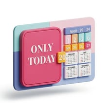 A calendar page showing the current date.