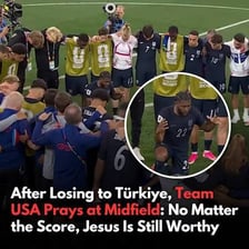 Members of a sports team reacting after a loss
