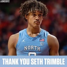A University of North Carolina Tar Heels athlete competing