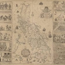A historical map labeled Las Islas Filipinas