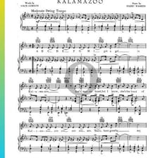 Sheet music associated with Glenn Miller’s song “I’ve Got a Gal in Kalamazoo.”