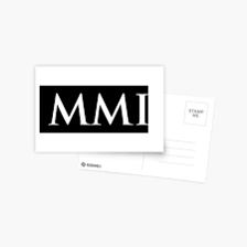 An educational display showing the Roman numeral MMI and its value 2001.