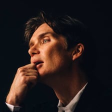 Cillian Murphy portraying J. Robert Oppenheimer in the film Oppenheimer.