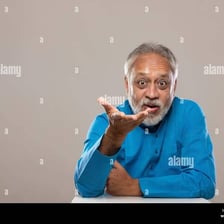 A person displaying an astonished, wonder-filled expression