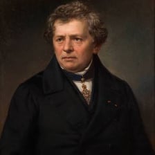 A portrait of German physicist Georg Ohm