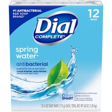 A Dial brand bar of soap in a bathroom