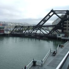 The Lefty O’Doul Bridge near Oracle Park in San Francisco.